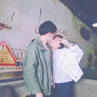 黑色背影男生頭像大氣4
